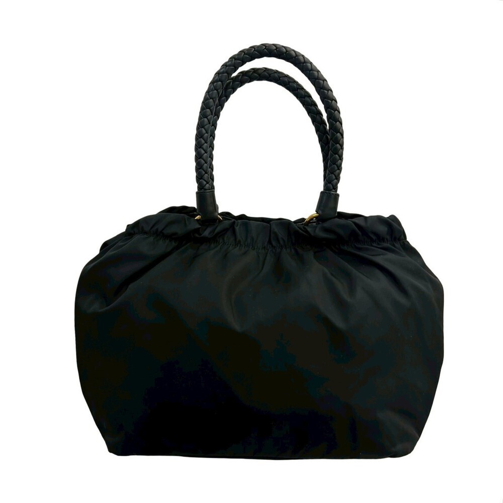 PRADA Black Leather Shoulder Bag - Picture 4 of 9